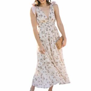 Morning Lavender Patricia tie strap dress